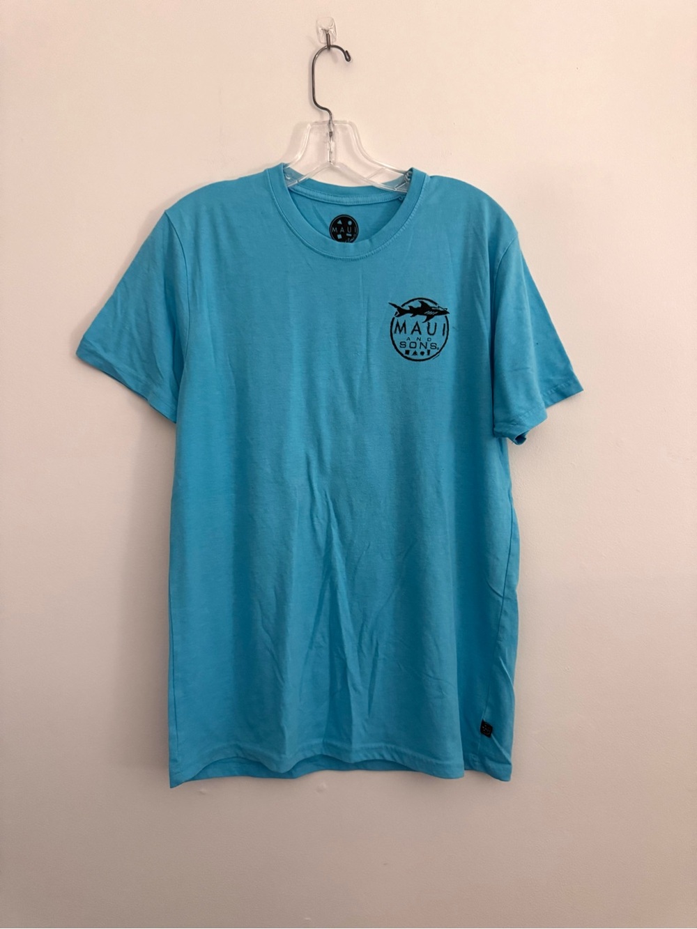 Maui and Sons Turquoise Short-Sleeve Logo Tee